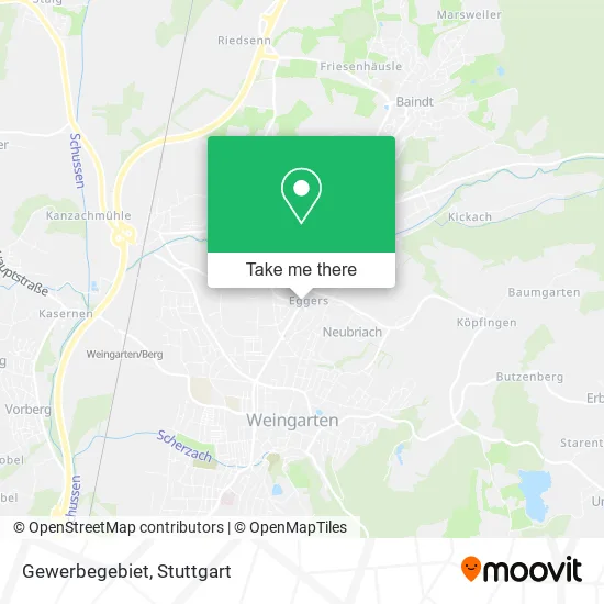 Карта Gewerbegebiet