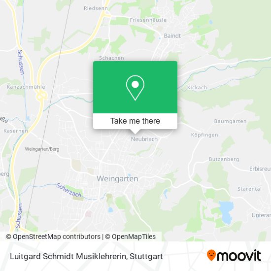 Luitgard Schmidt Musiklehrerin map