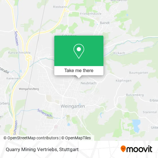 Карта Quarry Mining Vertriebs