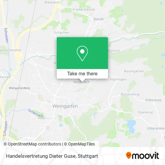 Карта Handelsvertretung Dieter Guse