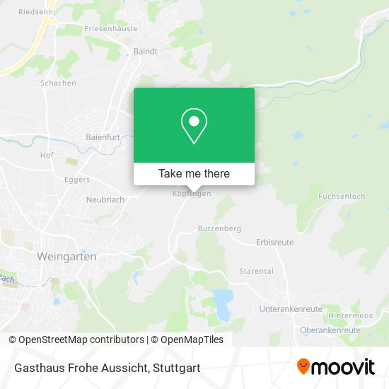 Gasthaus Frohe Aussicht map