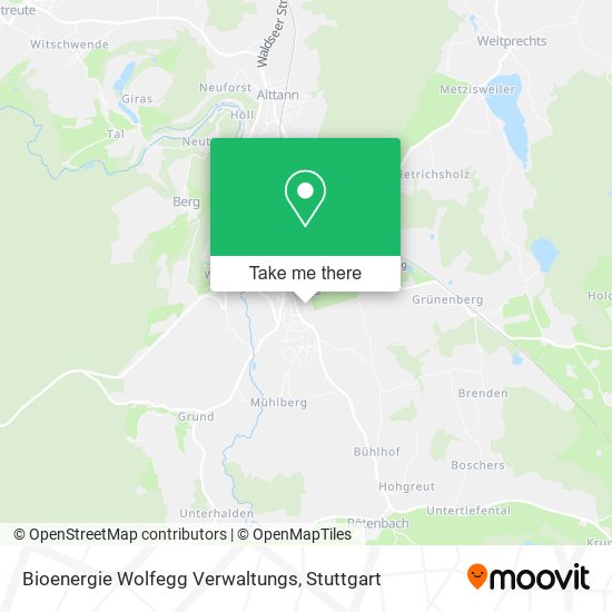 Карта Bioenergie Wolfegg Verwaltungs