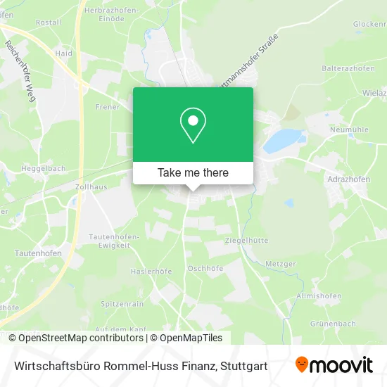 Карта Wirtschaftsbüro Rommel-Huss Finanz