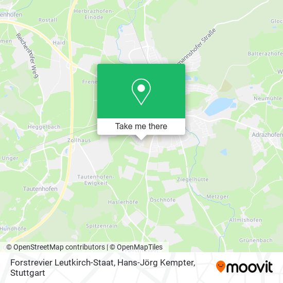 Forstrevier Leutkirch-Staat, Hans-Jörg Kempter map