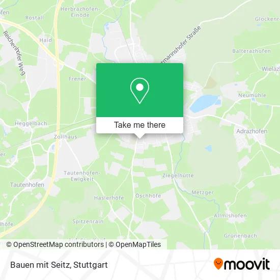 Карта Bauen mit Seitz