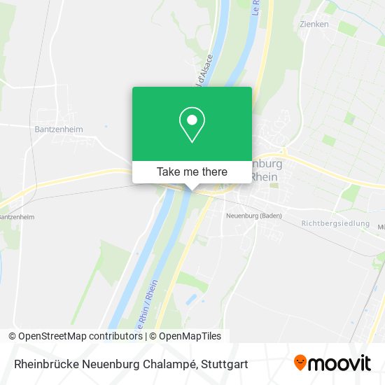 Rheinbrücke Neuenburg Chalampé map