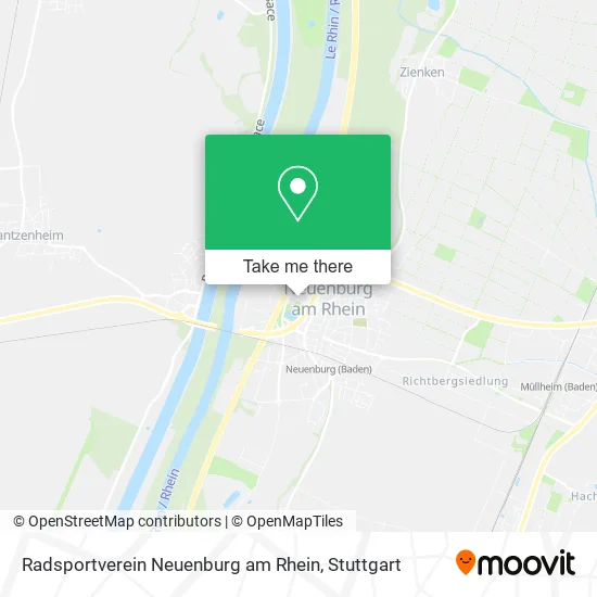 Карта Radsportverein Neuenburg am Rhein