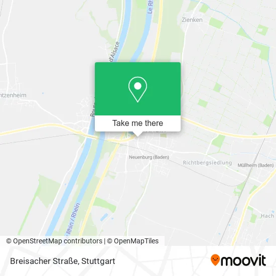 Карта Breisacher Straße