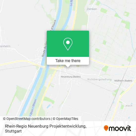 Карта Rhein-Regio Neuenburg Projektentwicklung