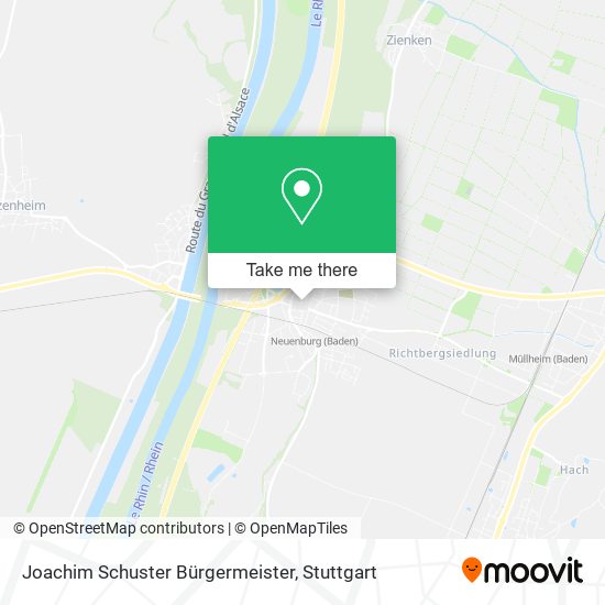 Joachim Schuster Bürgermeister map