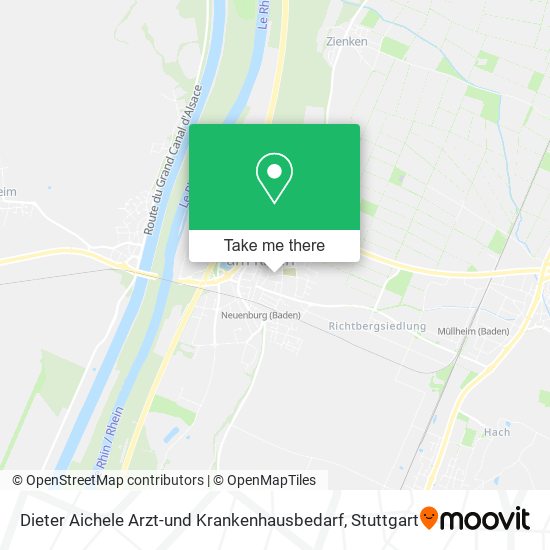 Карта Dieter Aichele Arzt-und Krankenhausbedarf