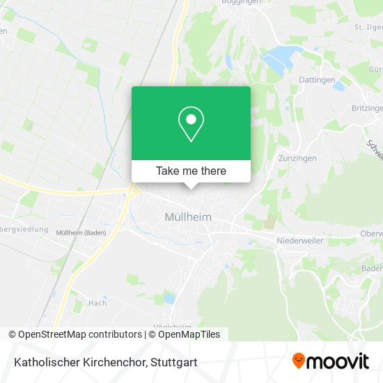 Katholischer Kirchenchor map