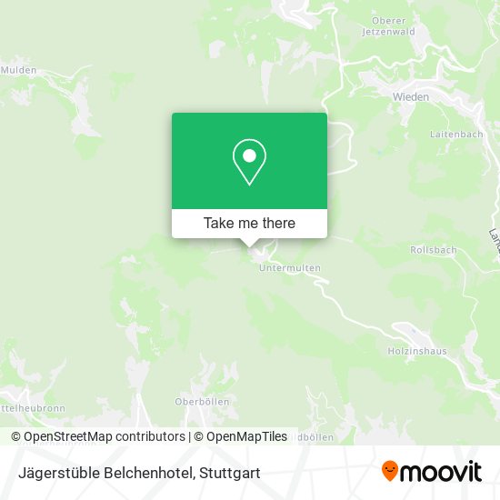 Jägerstüble Belchenhotel map