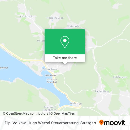 Dipl.Volksw. Hugo Wetzel Steuerberatung map