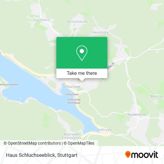 Haus Schluchseeblick map