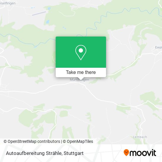 Autoaufbereitung Strähle map