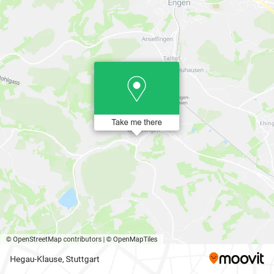 Карта Hegau-Klause