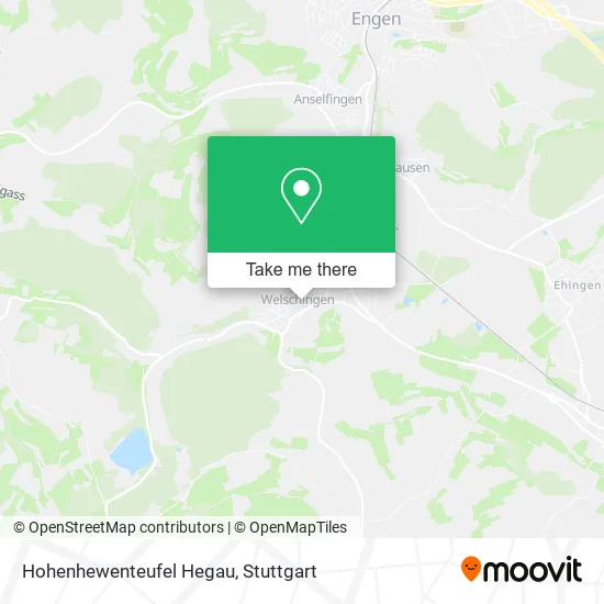 Карта Hohenhewenteufel Hegau