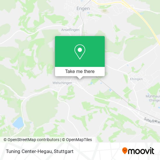 Tuning Center-Hegau map