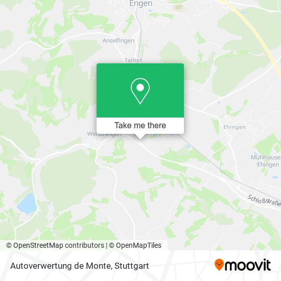 Autoverwertung de Monte map