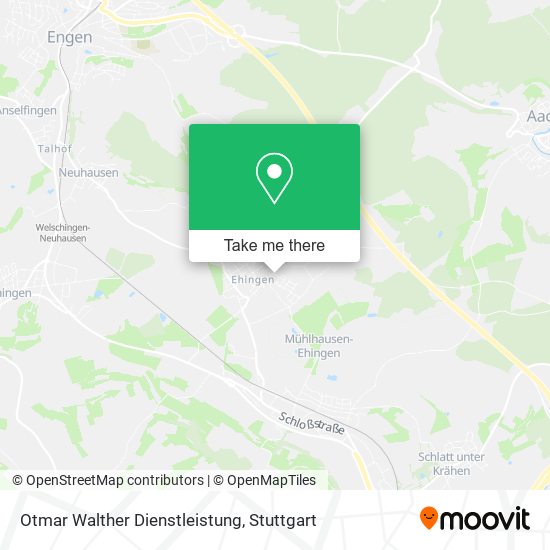 Otmar Walther Dienstleistung map