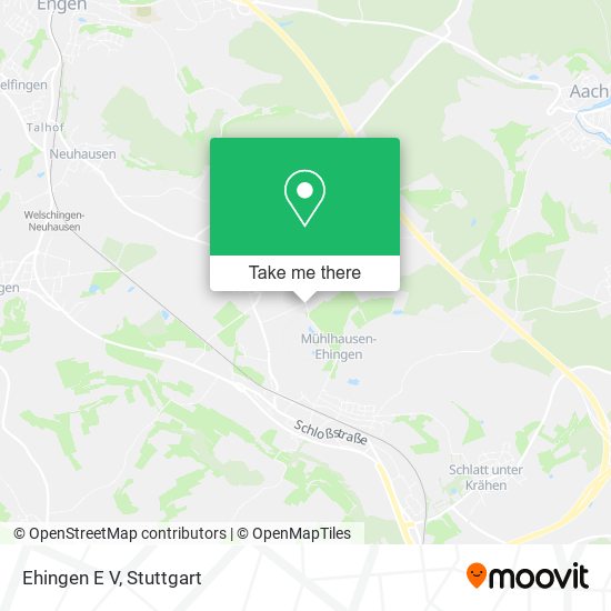 Ehingen E V map