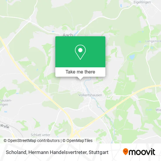 Карта Scholand, Hermann Handelsvertreter