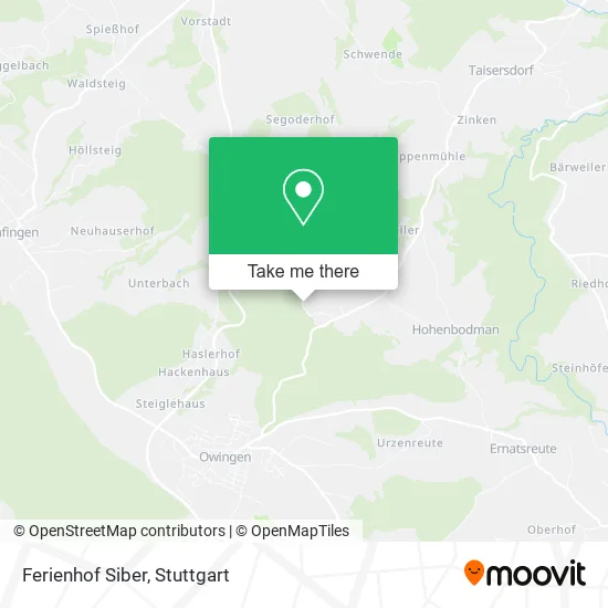 Карта Ferienhof Siber