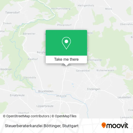 Карта Steuerberaterkanzlei Böttinger
