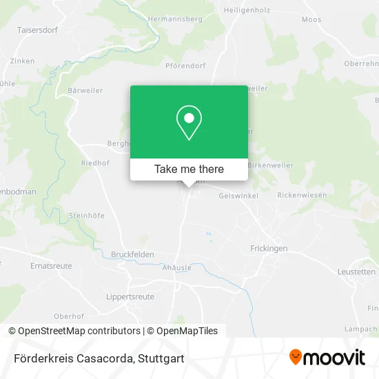 Карта Förderkreis Casacorda