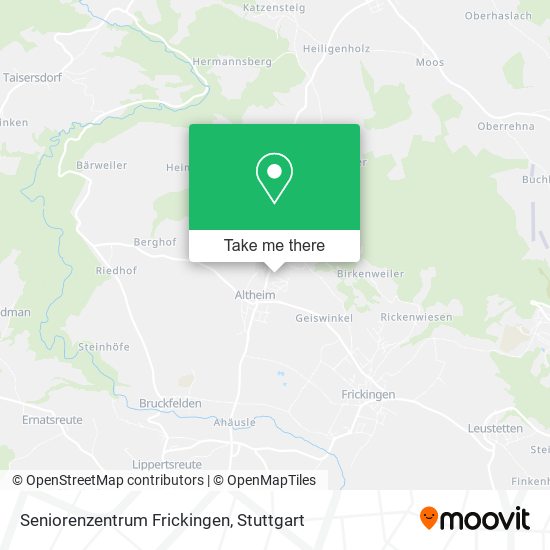 Seniorenzentrum Frickingen map