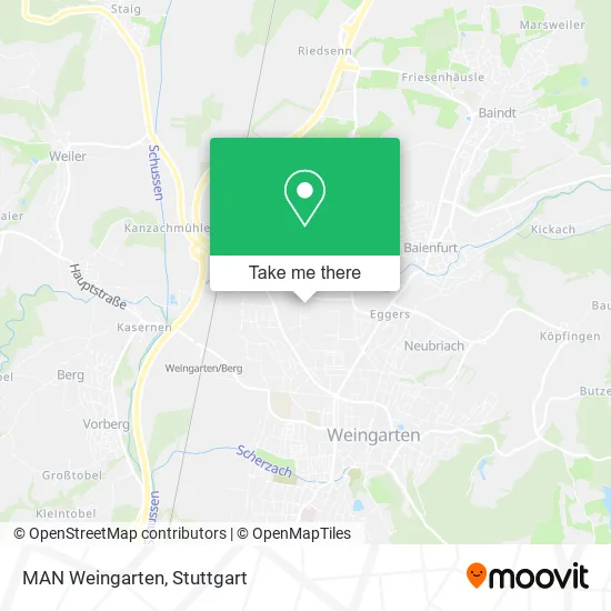 Карта MAN Weingarten