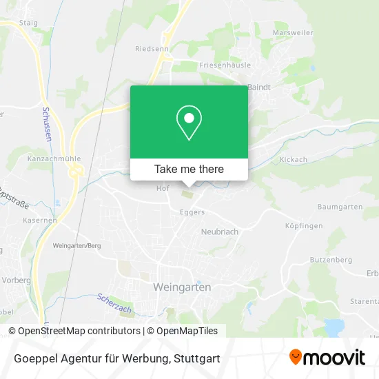 Карта Goeppel Agentur für Werbung