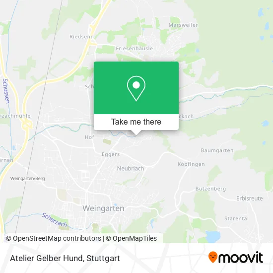 Карта Atelier Gelber Hund