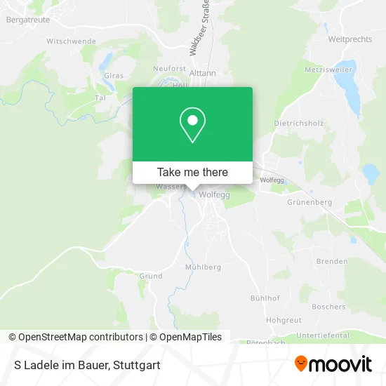 Карта S Ladele im Bauer