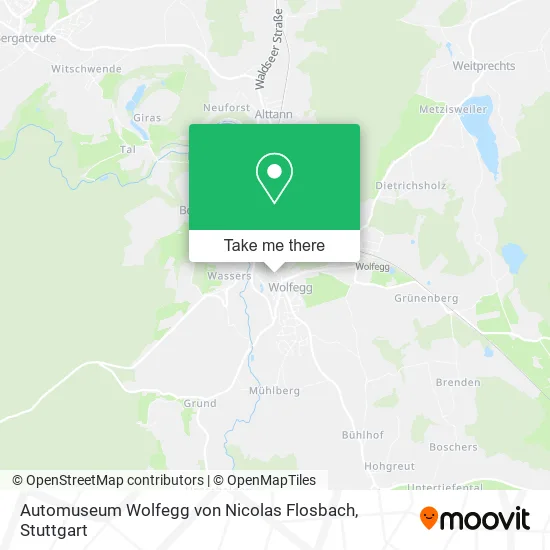 Карта Automuseum Wolfegg von Nicolas Flosbach