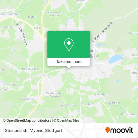 Карта Steinbeisstr. Myonic