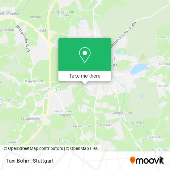 Карта Taxi Böhm