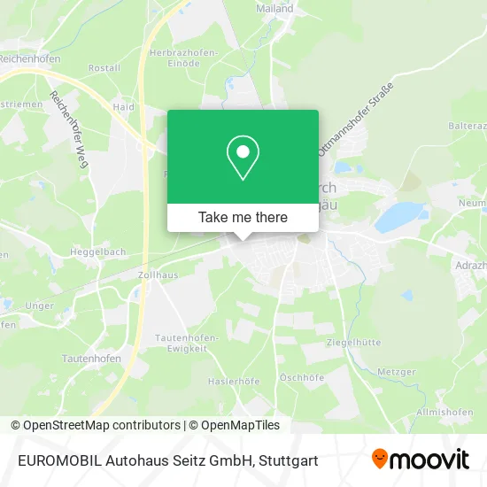 Карта EUROMOBIL Autohaus Seitz GmbH