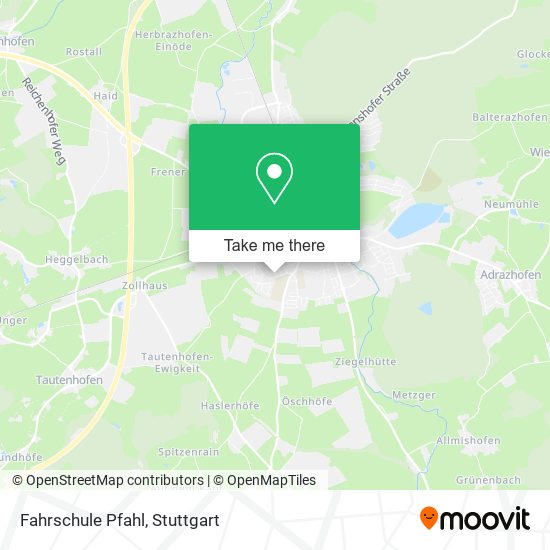 Карта Fahrschule Pfahl