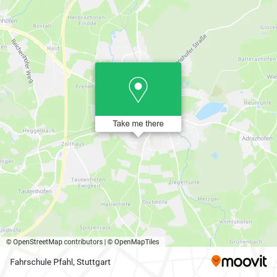 Карта Fahrschule Pfahl