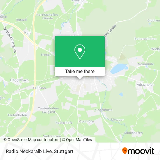 Карта Radio Neckaralb Live