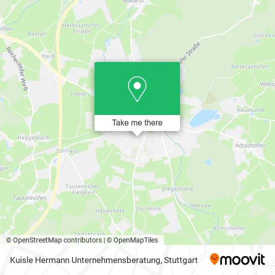 Карта Kuisle Hermann Unternehmensberatung