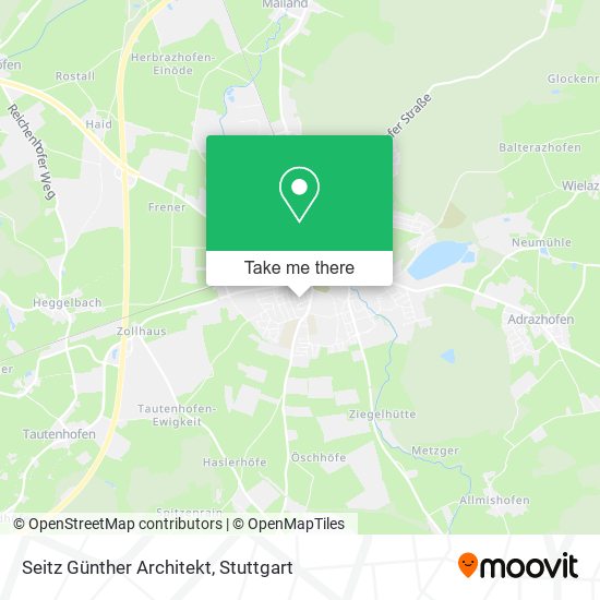Seitz Günther Architekt map