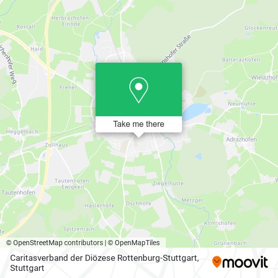 Caritasverband der Diözese Rottenburg-Stuttgart map