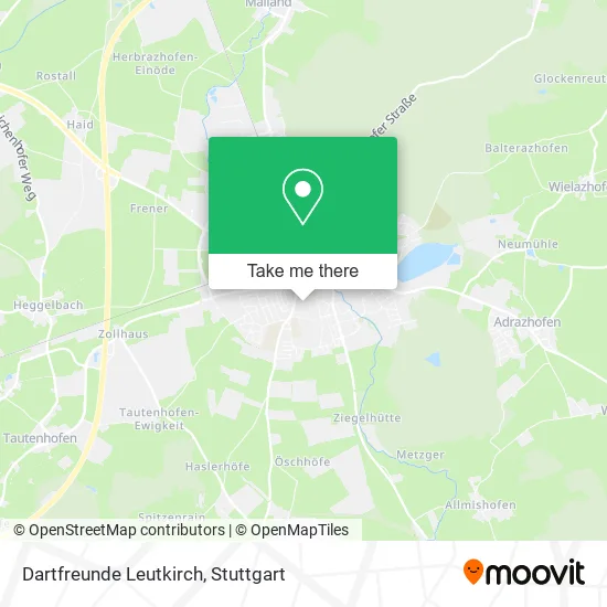 Карта Dartfreunde Leutkirch