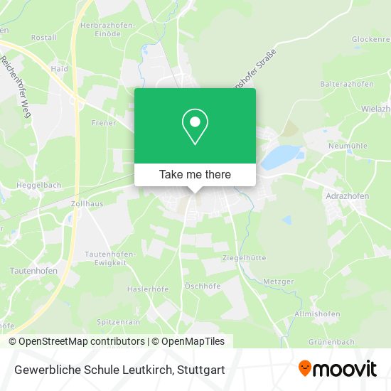 Gewerbliche Schule Leutkirch map