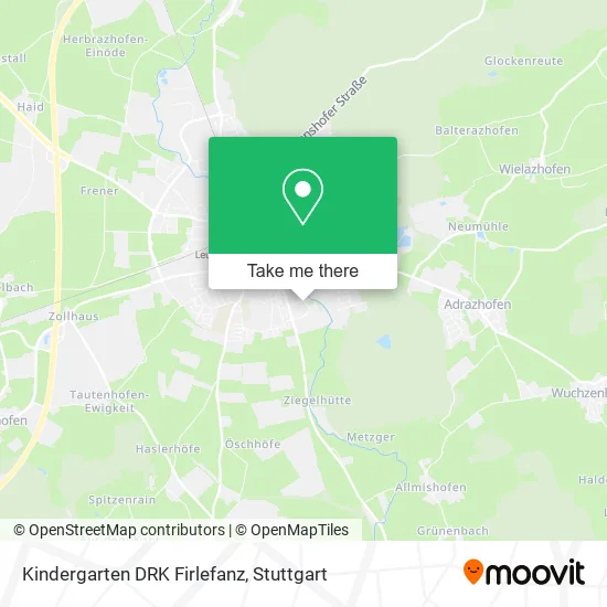 Карта Kindergarten DRK Firlefanz