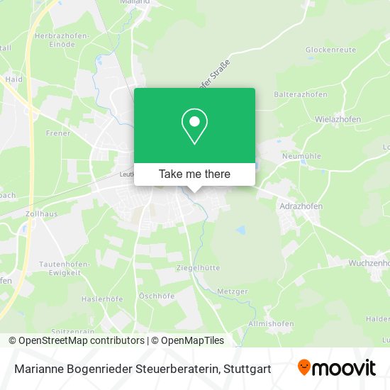 Marianne Bogenrieder Steuerberaterin map