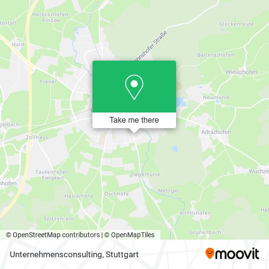 Карта Unternehmensconsulting